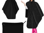 TRIZAND Cycling Rain Poncho with Visor, Black