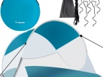 Self-assembling beach tent POP-UP TRIZAND 190 × 120 × 90 cm with mosquito net