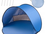 Automātiski pašizplešams pludmales telts XL 146 × 146 cm ar somu