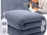 Elektriskā apsildāmā sega 180 × 130 cm, pelēka RUHHY