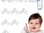 Caurspīdīgi stūra aizsargi RICOKIDS, 10 gab.