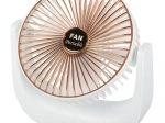 Galda USB ventilators ar LED apgaismojumu