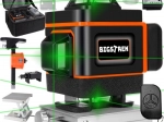 Precīza 4D lāzera līmeņrādis ar 16 līnijām – zaļais lāzers 360°