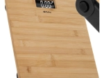 Bambusa vannas istabas svari ar LCD displeju, 180 kg