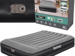 Queen-size inflatable bed with built-in pump and pillow 203 × 152 × 46 cm BESTWAY