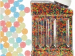 Colorful Hydrogel Beads for Flower Guns
