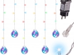 LED Hanging Light Curtain 3m 108 LED Multicolor
