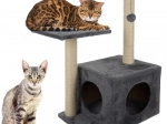 Purlov Cat Scratching Post 71 cm, Grey