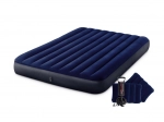 Uzpūšamais divguļamais matracis 203 × 152 cm ar spilveniem INTEX Velour