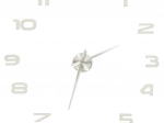 Wall-mounted self-adhesive 3D mirror clock DIY, large 80–120 cm