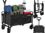 Salokāms dārza transporta ratiņš Gardlov 90 l / 100 kg