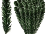 Set of artificial spruce twigs 21 cm – 40 pcs ruhhy