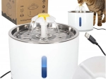 Automātiskā strūklaka suņiem un kaķiem 2,4 l ar LED un oglekļa filtru