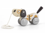 Wooden pull-along dog VIGA POLARB