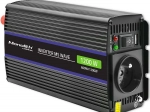 Sprieguma pārveidotājs Qoltec Monolith 1200 MS Wave 12 V uz 230 V, 600/1200 W ar USB