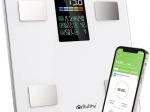 Analītiskie personīgie svari RUHHY ar LCD, BIA un Feelfit lietotni, balti