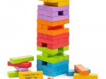 Colorful Wobbly Tower BIGJIGS TOYS