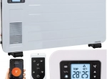 Elektriskais konvektora radiators KAMINER ZIFLO 2300 W ar Wi‑Fi un tālvadību – balts