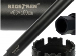 Dimanta kroņurbis Bigstren 63 × 450 mm 1 1/4 UNC betonam un akmenim