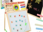 Double-sided magnetic board with abacus and magnets 42 × 32.5 cm