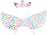 Unicorn costume with wings and headband