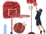 Bērnu regulējams basketbola grozs ar statīvu līdz 170 cm ISO TRADE