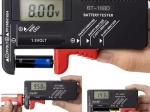 Bigstren bateriju testeris ar LCD displeju - 1 gab.