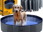 Folding Dog Pool PURLOV 120 × 30 cm