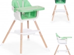 2-in-1 High Chair for Kids, Green, ECOTOYS