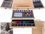 Painter’s case with easel, 83‑piece set MAALEO