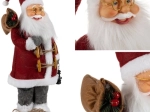 Christmas Saint Nicholas figurine 45 cm with lantern