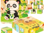 Wooden Educational Puzzle Safari 3D 6in1