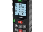 Digitālais lāzera tālmērs ar līmeņrādi, ar apgaismotu LCD, darbības distance 50 m