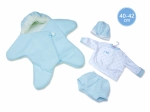 Outfit for NEW BORN doll 40–42 cm – fleece star, 3-piece set
