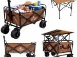 Saliekamie transporta rati LUARO 2 vienā ar galdiņu