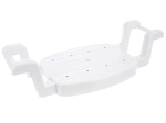 Regulējams vannas sēdeklis balts 58–77 × 27,5 cm