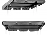 Gray Canopy for MultiGarden Garden Swing 200 × 120 cm