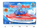 Motorized water boat 20 cm, battery-powered