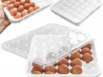 Plastmasas olu kaste ar vāku, 30 gab.