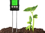 Digitālais augsnes testers 6-in-1 – pH, augsnes mitruma, temperatūras, auglības, gaismas un gaisa mitruma mērīšana