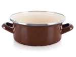 Emalēts katls Brown 20,5 cm, 2,2 l